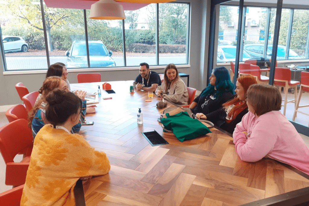 FoodCycle Volunteers in training