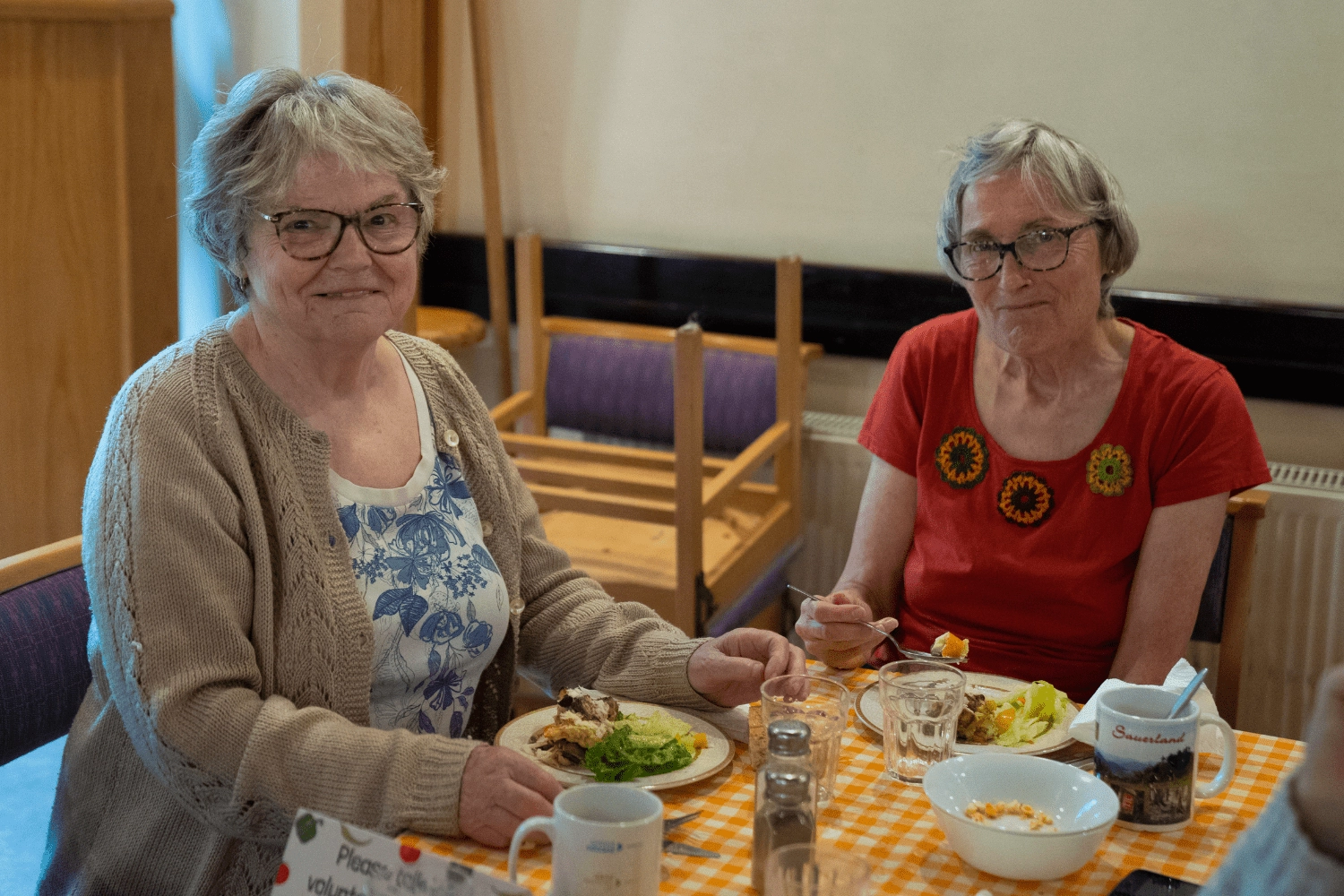 Woman at Community Meal