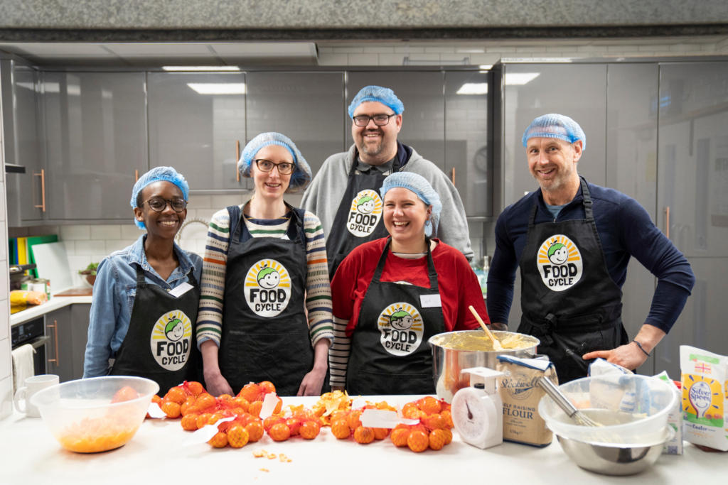 Team of FoodCycle volunteers