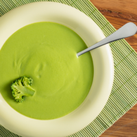 Broccoli, Brussel Sprout & Pea Soup