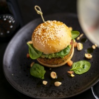 Chickpea burger