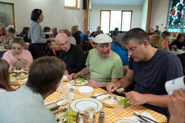 Community Meal table