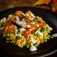 Tandoori Fillets & vegetable rice