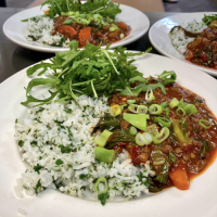 Puy Lentil and Spring Greens Tagine